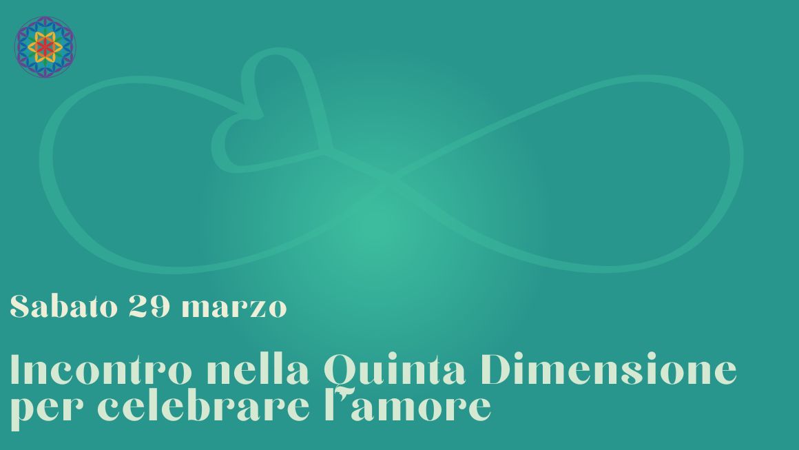 incontro nella quinta dimensione per celebrare l'amore